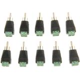 10 stuks groen RC Jack Adapter Connector stekker