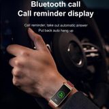K13 1 14 inch leren band oortelefoon afneembaar smartwatch ondersteuning Bluetooth-oproep