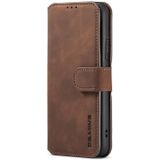 For Samsung Galaxy A53 5G DG.MING Retro Oil Side Horizontal Flip Leather Case with Holder & Card Slots & Wallet(Coffee)