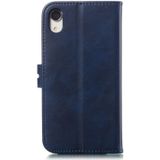 Lederen beschermhoes voor iPhone XR (blauw)