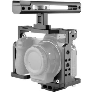 YELANGU C15-B YLG0711A-A Video Camera Cage Stabilisator met handvat voor Nikon Z6 / Z7(Zwart)