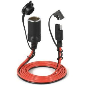 12V autolader sigarettenaansteker verlengsnoer Female socket met Quick Disconnect draad harnas