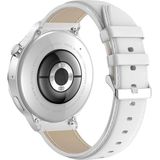 Ochstin 5HK43 1.32 inch rond scherm Smart Watch ondersteunt Bluetooth-oproepfunctie / bloedzuurstofbewaking  riem: leer