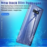 25 stuks zachte hydrogel film volledige dekking terug beschermer met alcohol katoen + kraskaart voor Galaxy S9 plus