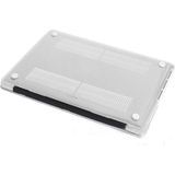 MacBook Pro Retina 13.3 inch Kristal structuur hard Kunststof Hoesje / Case (transparant)