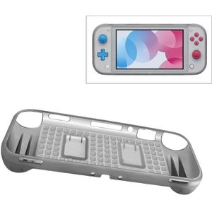 Spel console silicone beschermhoes voor Nintendo switch Lite (grijs)