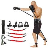 Bounce Trainer Fitness Resistance Band Boxing Pak Latex Buis Tension Touw Been Taille Trainer  Gewicht: 120 pond