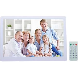 15-inch Digital Picture Frame met afstandsbediening ondersteuning SD / MMC / MS Card en USB  wit (1331W)(White)
