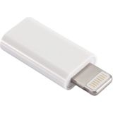 ENKAY Hat-Prins HC-6 Mini ABS USB-C / Type-C 3.1 met 8 Pin Connector-poortadapter  voor iPhone 8 & 8 Plus  iPhone 7 & 7 Plus  iPhone 6 & 6s  iPhone 5  iPad  iPod(White)
