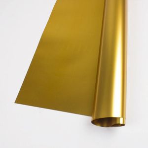 Mat platina papier bloem inpakpapier OPP materiaal boeket inpakpapier (goud)