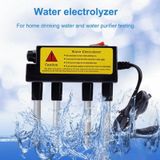 2 Stks Huishoudelijke Elektrolyzer Test Elektrolyse Water Gereedschap Water Zuiverheid Niveau Meter PH Testing Tool Water Quality Tester (EU-stekker)