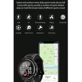 Q70C 1.28 inch TFT Touchscreen Bluetooth 5.0 IP67 Waterdicht Smart Watch  ondersteuning Slaapbewaking / Hartslag Monitoring / Oproep Herinnering / Multi-Sports Mode (Leger Groen)