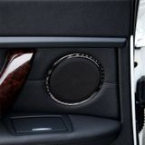 Carbon Fiber auto hoorn cirkel decoratieve sticker voor BMW E90/E84/320i/325i