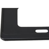 2 PC's auto License Plate Frames roestvrij staal nummerplaat Frame(Black)