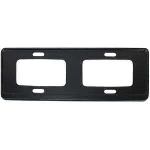 2 PC's auto License Plate Frames roestvrij staal nummerplaat Frame(Black)