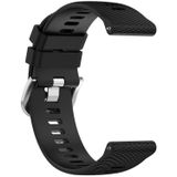 Voor Garmin VivoMove Style 20 mm Cross Textured Solid Color siliconen horlogeband