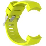 Silicone vervangende polsband voor SUUNTO core ALU Zwart (cyaan)