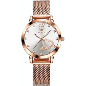 OLEVS 5189 dames hartvorm waterdicht quartz horloge
