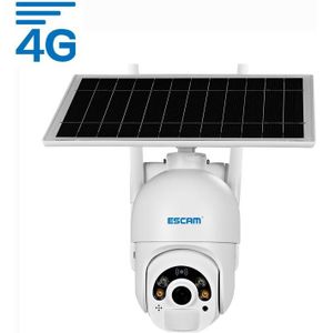 ESCIS QF450 HD 1080P 4G US Versie Solar Powered IP-camera zonder geheugen  ondersteuning Two-Way Audio & PIR Motion Detection & Night Vision & TF-kaart