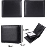 TP-215 Leather RFID Anti-diefstal Tri-Fold Short Wallet