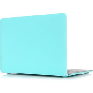 Laptop matte stijl beschermende case voor MacBook Air 13 3 inch A1932 (2018) (wit blauw)