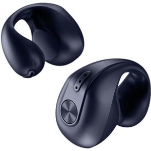 Dual Ear Beengeleiding Draadloze Bluetooth Koptelefoon Oorclip Draag Mini Sport(Blauw)
