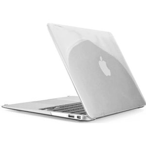 MacBook Air 11.6 inch 4 in 1 Kristal patroon Hardshell ENKAY behuizing met ultra-dun TPU toetsenbord Cover en afsluitende poort pluggen Wit