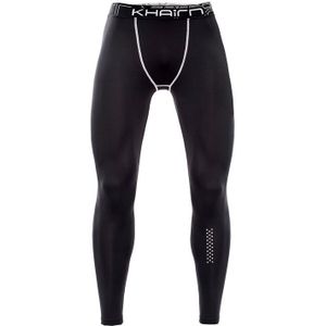 SIGETU Men Elastic Sneldrogende Sportlegging (Kleur:Zwart Formaat:XXL)