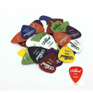 Alice 50 PCS ABS elektrische gitaar picks  willekeurige kleur levering  oppervlak: spiegel  grootte: 1.2 mm