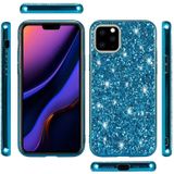 Glitter poeder schokbestendig TPU beschermende case voor iPhone 11 Pro (rood)