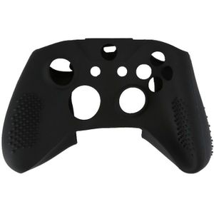Zachte silicone rubber gamepad beschermende case cover joystick accessoires voor Microsoft Xbox One S controller (zwart)