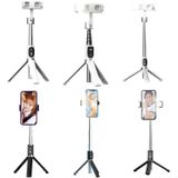 P60D-2 Vullicht Bluetooth Mobile Telefoon Selfie Stick (Zwart)