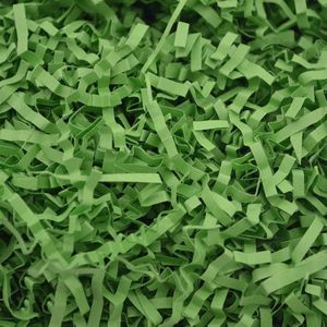 60g RF1101-20 Raffiti filler papier gras versnipperd verfrommeld bruiloft decoraties partij Gift Box vulling (groen)