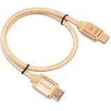 1m HDMI 2.0 versie 4K 1080P aluminiumlegering Shell lijn hoofd-vergulde Connectors HDMI Male naar HDMI Male Audio Video adapterkabel