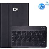 DY580 voor Galaxy tab A 10 1 T580/T585 afneembare kunststof Bluetooth toetsenbord lederen draagtas met houder (zwart)