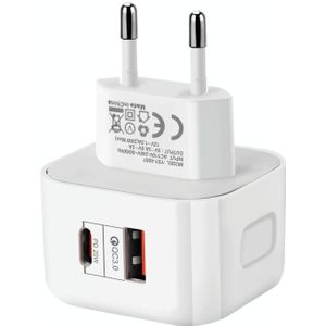 YSY-6087 20W PD + QC 3.0 Travel Charger Power Adapter  EU-stekker