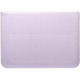 Universele envelop stijl PU lederen draagtas met houder voor uiterst dunne Notebook Tablet PC 13 3 inch  maat: 35x25x1.5cm(Purple)