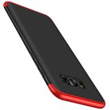 Samsung Galaxy S8 volledig bedekkend Kunststof GKK back cover Hoesje (zwart + rood)