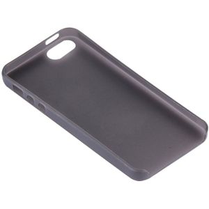 iPhone 5 & 5S & SE ultra-dun 0.4mm Polycarbonaat back cover Hoesje (donker grijs)