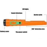 HS-08 Outdoor Handheld Treasure Hunt metalen detector positioneringsstaaf (oranje paars)