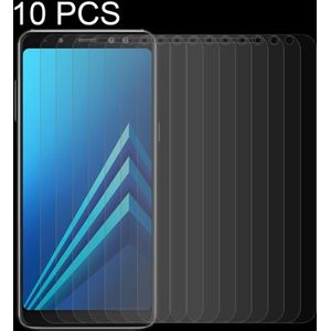 10 stuks voor Galaxy A8 PLUS (2018) 0 26 mm 9H oppervlaktehardheid 2.5D gebogen rand gehard glas Screen Protector