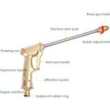 Electroplating Extension Rod Car Wash Water Gun Household Brush Car Gun Garden Watering Gun (Zilver)
