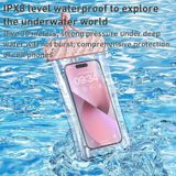 Benks FS03 transparante IPX8 waterdichte mobiele telefoontas voor zwemmen