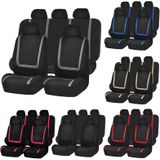 Universele autostoel cover polyester stof autostoel covers autostoel cover voertuig Seat Protector interieur accessoires 9pcs set zwart