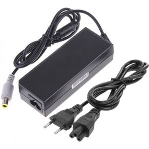 EU stekker AC Adapter 20V 4.5A 90W voor Lenovo Notebook  Output Tips: 8.0x7.4mm