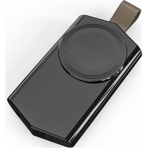 K03 universele draagbare magnetische draadloze oplader voor Apple Watch-serie 6 / 5 / SE / 4 / 3 / 2 / 1 (zwart)