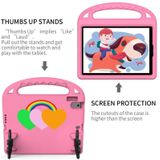 For Lenovo Tab M10 FHD TB-X605FC 10.1 Love Small Palm Holder EVA Tablet Case(Pink)