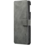 For Google Pixel 6 Pro DG.MING Retro Oil Side Horizontal Flip Leather Case with Holder & Card Slots & Wallet(Grey)