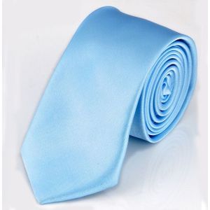 Mannen smalle casual pijl skinny stropdas slanke stropdas (hemelsblauw)