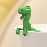 2 PCS Dinosaur Baby Silicone Tea Strainer (Lucky Green)